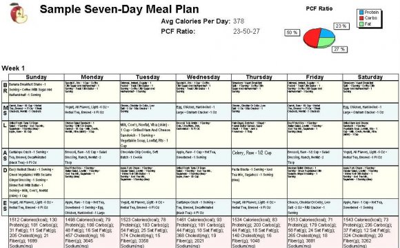 Free meal plans for weight loss
