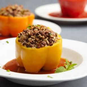 Moroccan-Style Stuffed Peppers