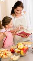 Mother And Daughter Cooking