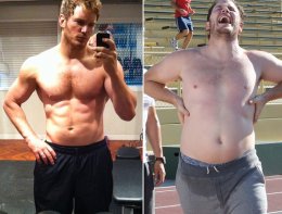 Movie star Chris Pratt, star of the summertime box office success “Guardians of the Galaxy” had one of the most incredible Hollywood body transformations of all time.