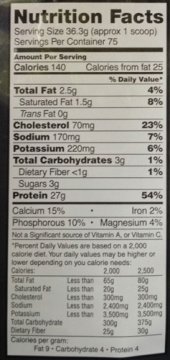 Protein-Powder-Nutritional-Label
