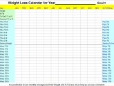 1 year weight loss plan