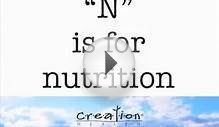2014-02-22 Creation Health Series: N is for Nutrition