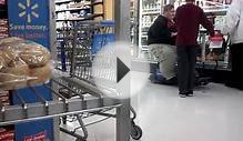 1200 Pound Lady driving in Walmart