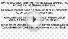 Cabbage Soup Diet Plan Is a Quick Fix to Weight Loss