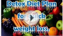 Detox Diet Plan for quick weight loss with recipes