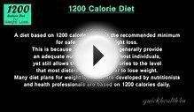 Diet tip 1200 calories diet