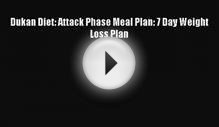 Download Dukan Diet: Attack Phase Meal Plan: 7 Day Weight