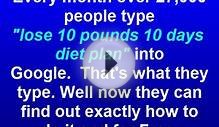 Lose 10 Pounds In 10 Days Diet Plan | Free eBook