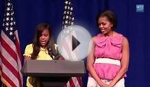 Michelle Obama Speech on Fitness Training and Nutrition Tips