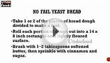 No Fail Yeast Bread - Bread Recipes - Biscuit Recipes