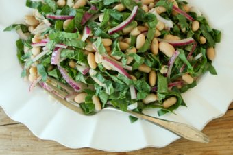 White Bean and Spinach Salad